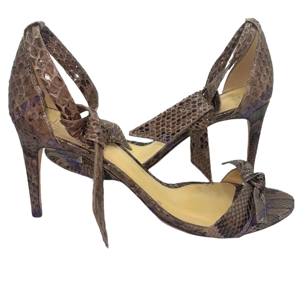Alexandre Birman Clarita Python Heels 40 - Picture 4 of 6